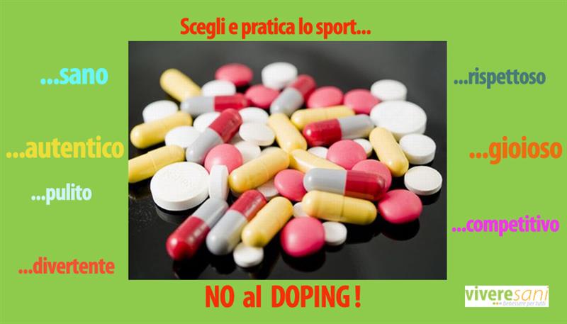 Il doping non fa bene alla salute degli atleti